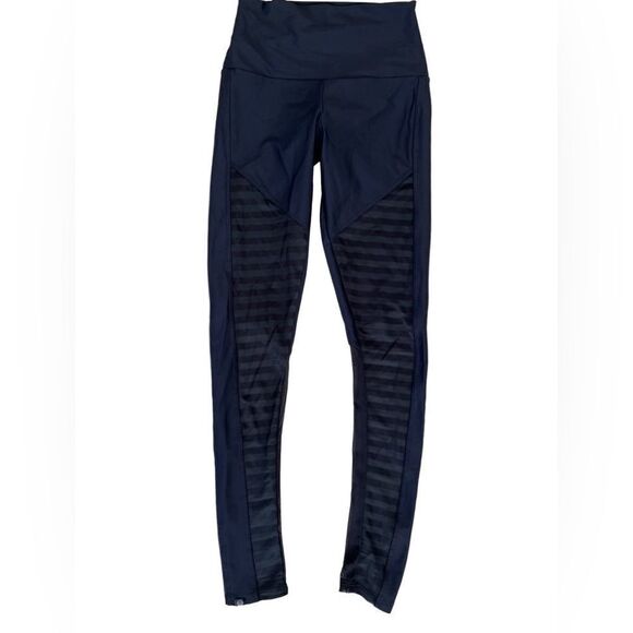 ONZIE Fierce Striped Mesh Leggings, black, size S/M - Picture 5 of 10